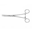 MILTEX ROCHESTER-OCHSNER Forceps, 10-1/4" (262mm), Curved, 1 x 2 Teeth . MPN: 7-167