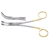 MILTEX WYNMAN Dental Crown Gripper, 6-1/4" (160mm), with Tungsten Carbide jaws, without ratchet. MPN: 72-10TC