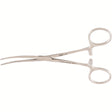 MILTEX BAINBRIDGE Forceps, 6" (15.2 cm), curved, longitudinal serrations, cross tip serrations. MPN: 7-232
