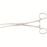 MILTEX BAINBRIDGE Forceps, 7-1/4" ( 18.4 cm), curved, longitudinal serrations, cross tip serrations. MPN: 7-236