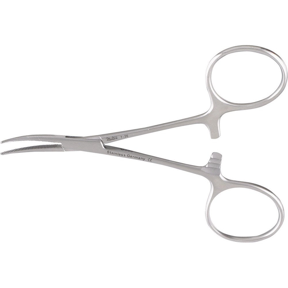 MILTEX HARTMAN Mosquito Forceps, 3-7/8" (99mm), curved. MPN: 7-26