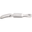 MILTEX DIEFFENBACH Serrefine, 2-3/8" (59mm), curved. MPN: 7-302