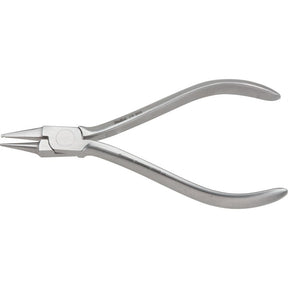 MILTEX Light Wire Bird Beak Pliers with Groove, Length= 5" (127 mm). MPN: 74-305