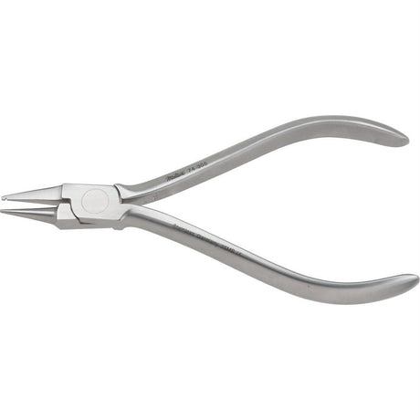 MILTEX Light Wire Bird Beak Pliers with Groove, Length= 5" (127 mm). MPN: 74-305