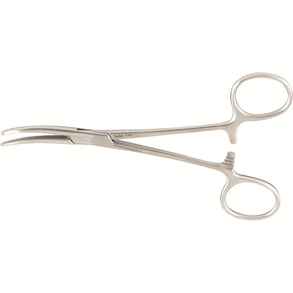 MILTEX CRILE Forceps, 5-1/2", curved. MPN: 7-44