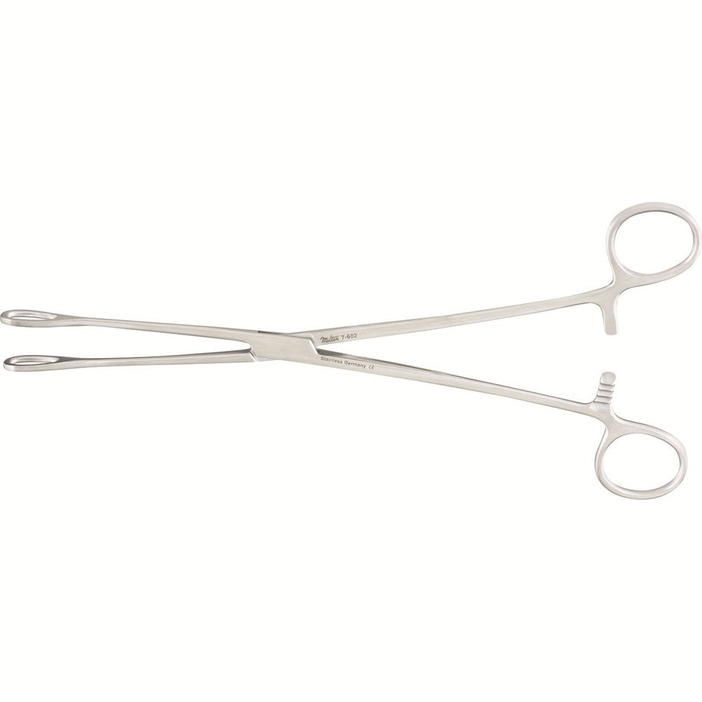 MILTEX FOERSTER Sponge Forceps, 9-1/2" (24.1 cm), straight, smooth jaws. MPN: 7-602