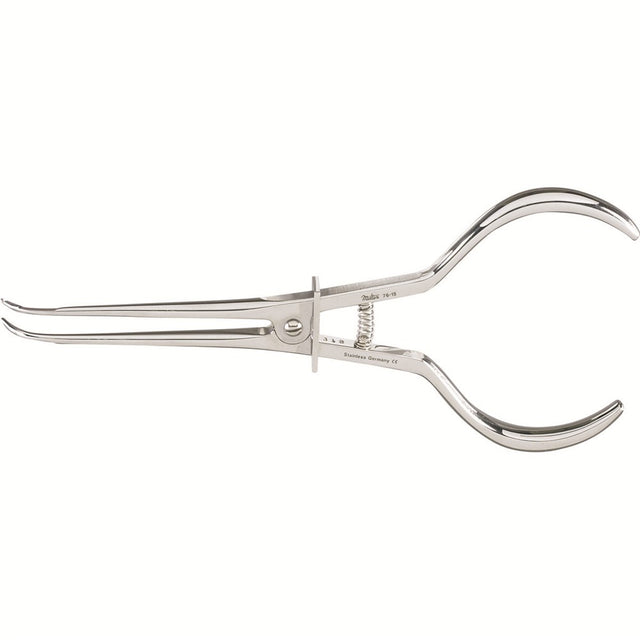 MILTEX UNIVERSITY OF WASHINGTON Pattern Dental Rubber Dam Clamp Forceps (opeing across jaws 30 mm). MPN: 76-15