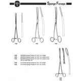 MILTEX BOZEMAN Sponge Forceps, 10-1/2" (26.7 cm), double curved, one large ring. MPN: 7-624 - Image 2