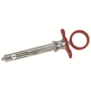 MILTEX GripRite Dental Aspirating Syringe CW, Red Silicone Grips. MPN: 76-32