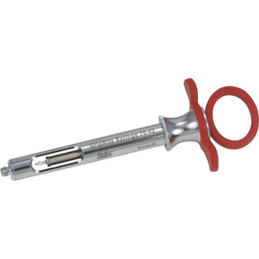 MILTEX GripRite Petite Dental Aspirating Syringe CW, Red Silicone Grips. MPN: 76-42