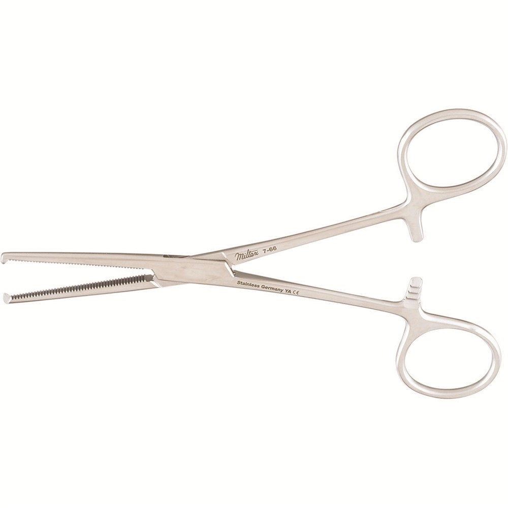 MILTEX KOCHER Forceps 1 X 2 teeth, 5-1/2", straight. MPN: 7-66