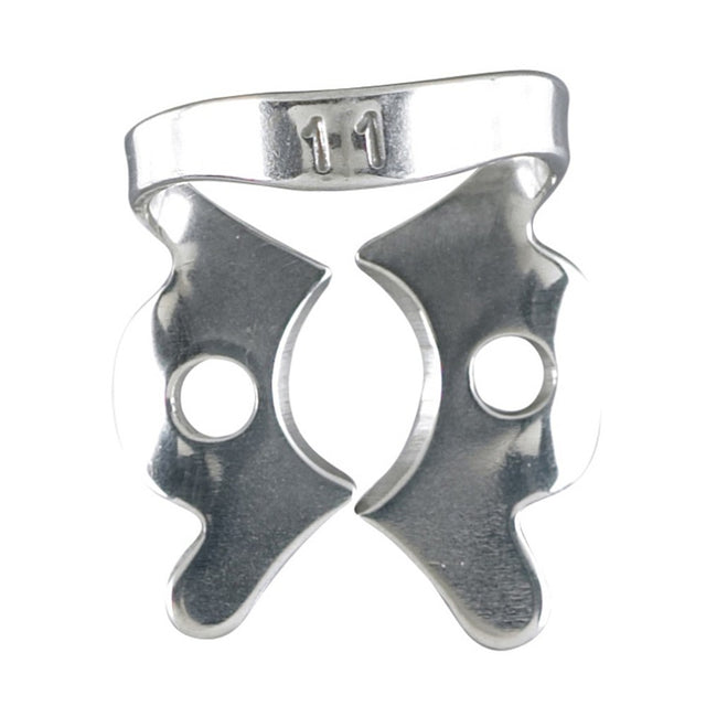 MILTEX Dental Dam Clamp, Molars, Style 11. MPN: 76D-11