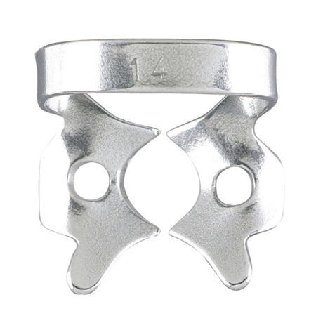 MILTEX Dental Dam Clamp, Molars, Style 14. MPN: 76D-14