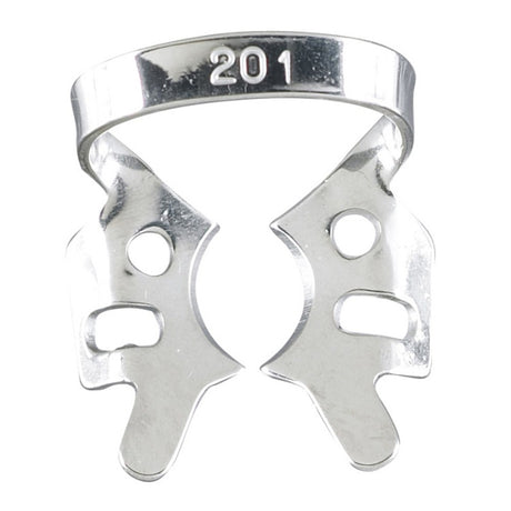 MILTEX Dental Dam Clamp, Upper Molars, Style 201. MPN: 76D-201