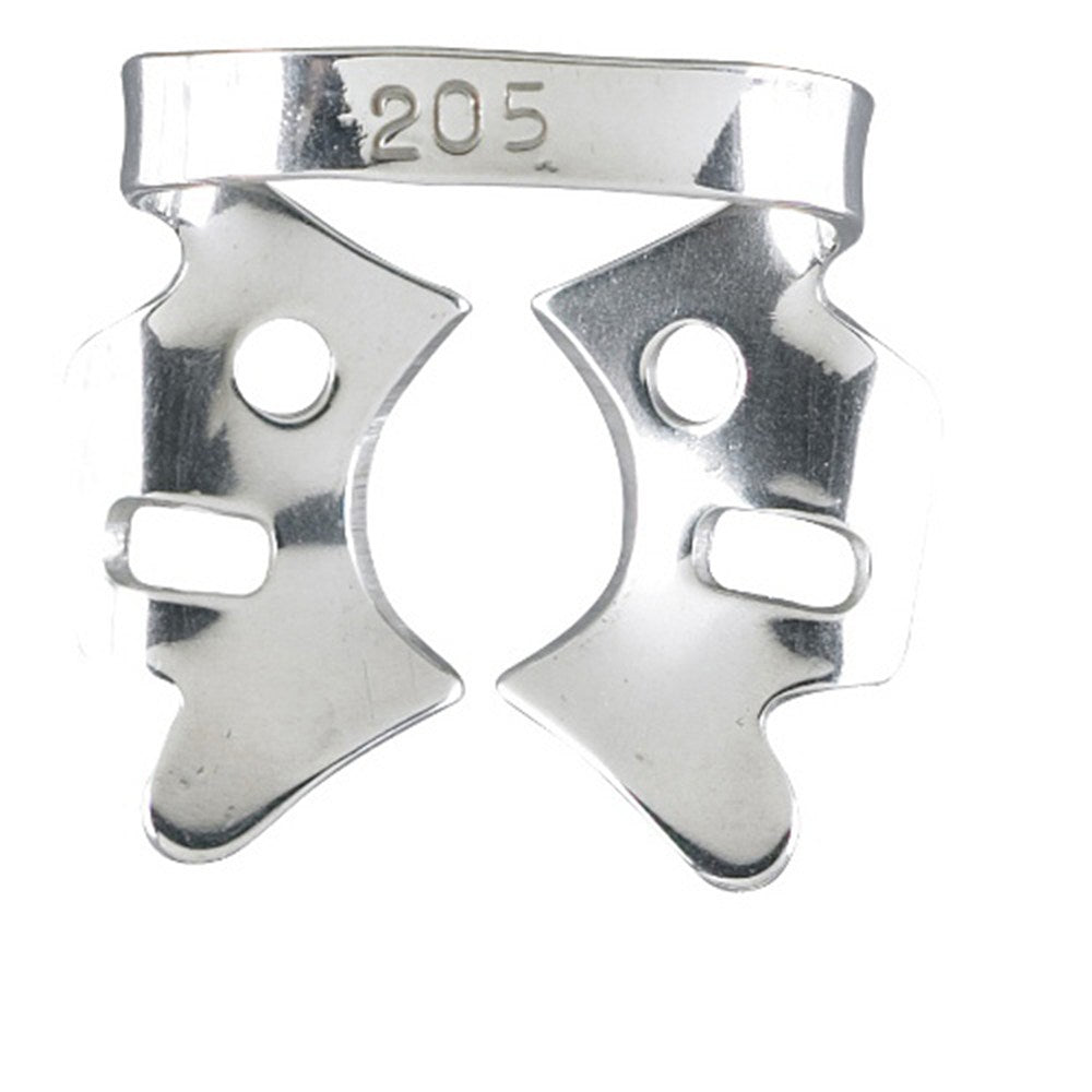 MILTEX Dental Dam Clamp, Upper Molars, Style 205. MPN: 76D-205