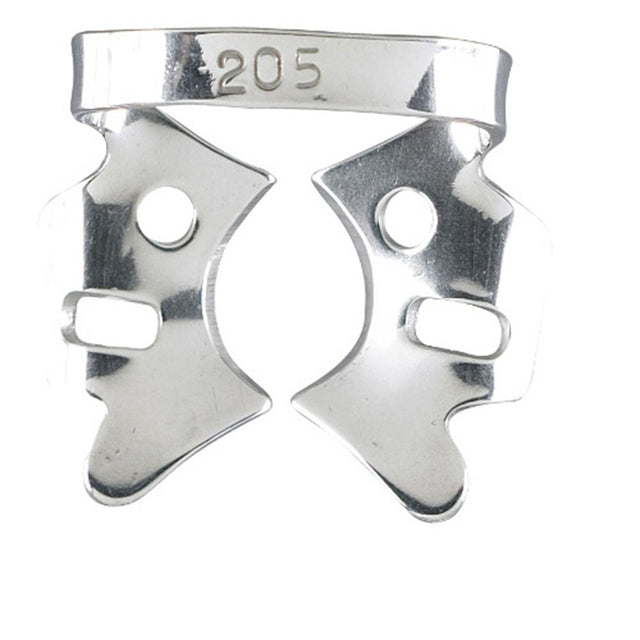 MILTEX Dental Dam Clamp, Upper Molars, Style 205. MPN: 76D-205