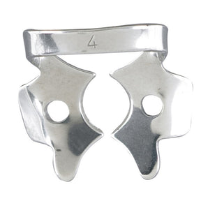 MILTEX Dental Dam Clamp, Upper Molars, Style 4. MPN: 76D-4