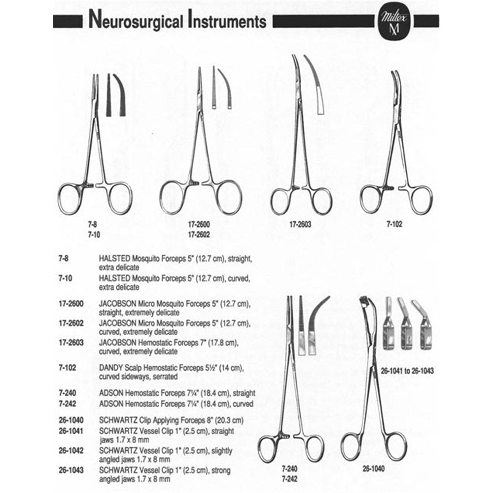 MILTEX HALSTED Mosquito Forceps, straight, 4-3/4" (122mm), extra delicate. MPN: 7-8 - Image 5