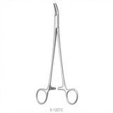 Miltex Heaney Needle Holder, 8" (20.3 cm), Curved, Serrated Jaws, Tungsten Carbide. MPN: 8-100TC