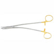 Miltex Stratte Needle Holder, 9" (22.9 cm), Curved, Serrated Jaws, Tungsten Carbide. MPN: 8-102TC
