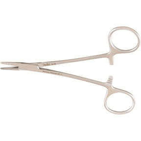 Miltex Neivert Needle Holder, 4⅞" (12.3 cm), One Offset Ring. MPN: 8-12