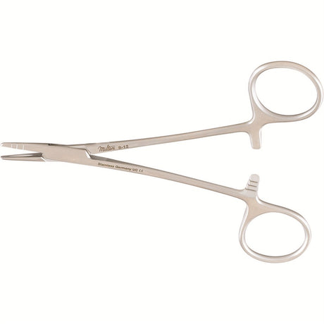 Miltex Neivert Needle Holder, 4⅞" (12.3 cm), One Offset Ring. MPN: 8-12