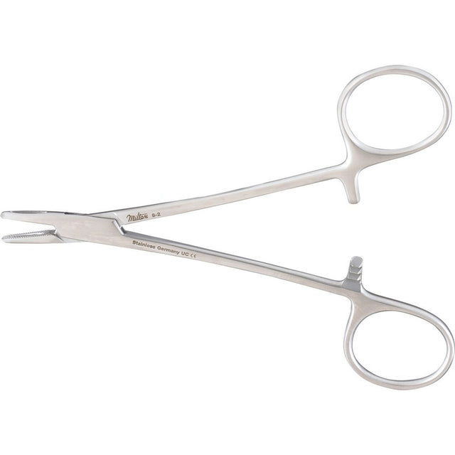 Miltex Collier Needle Holder, 5" (12.6 cm), Fenestrated Jaws. MPN: 8-2