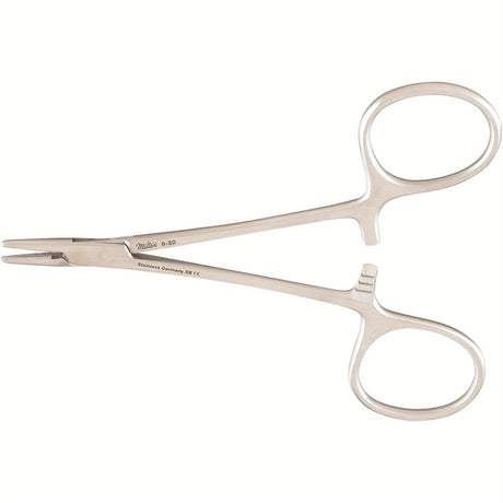 Miltex Converse Needle Holder, 4⅜" (11.1 cm), Longitudinal Serrations, Large Finger Rings. MPN: 8-20