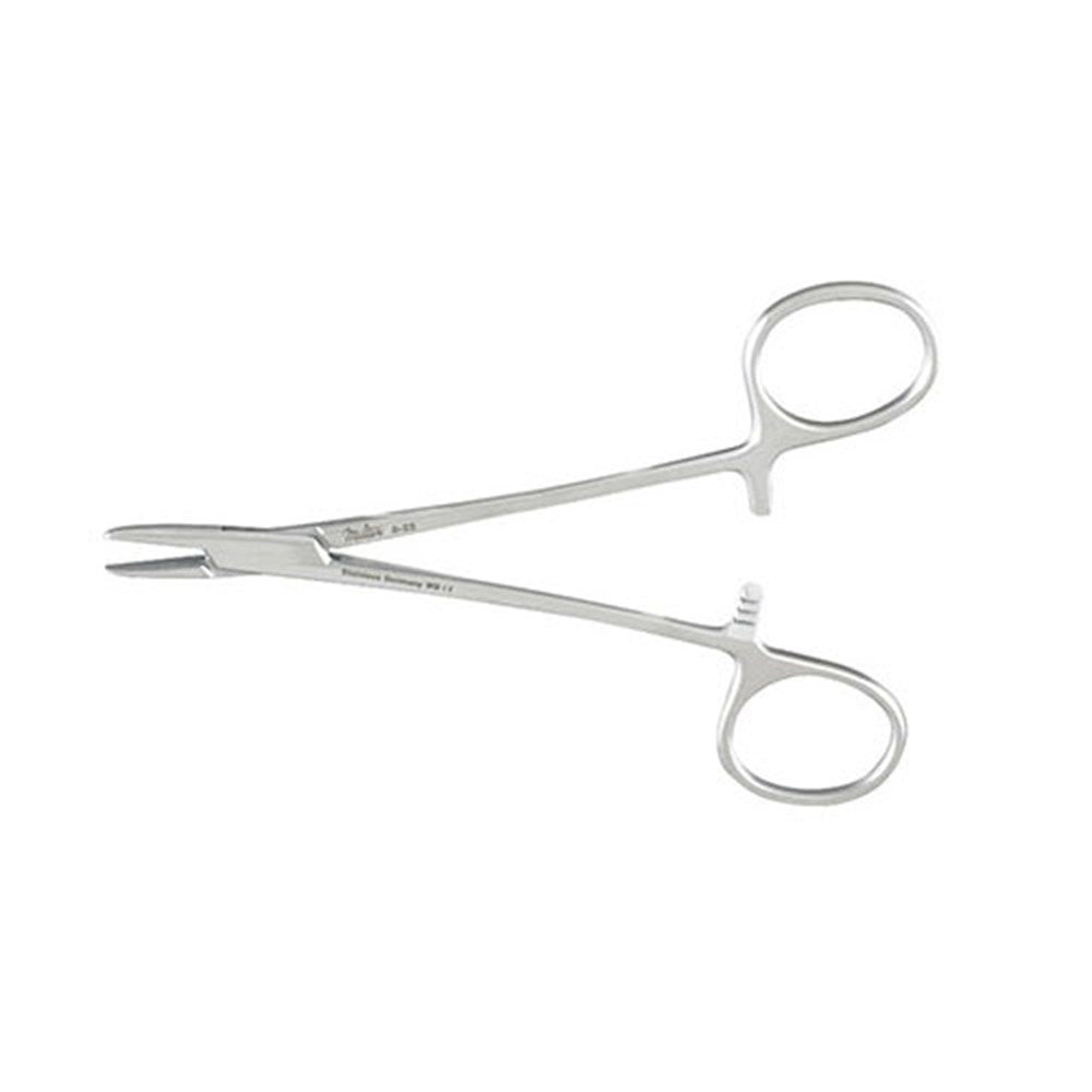 Miltex Brown Needle Holder, 7¼" (18.4 cm), Fine Serrations, Convex Jaws. MPN: 8-23