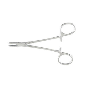 Miltex Brown Needle Holder, 7¼" (18.4 cm), Fine Serrations, Convex Jaws. MPN: 8-23
