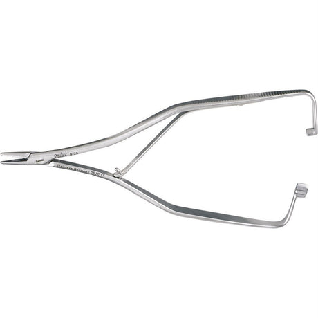 Miltex Boynton Needle Holder, 4⅞" (12.5 cm), Delicate Serrated Jaws. MPN: 8-26