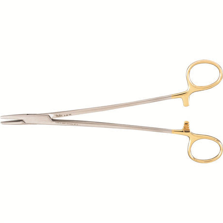 Miltex Mayo-Hegar Needle Holder, 8" (20.6 cm), Serrated Jaws, Tungsten Carbide. MPN: 8-48TC