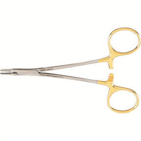 Miltex Ryder Intracardiac Needle Holder, 6¼" (15.6 cm), Extra Delicate Serrated Jaws, Tungsten Carbide. MPN: 8-66TC