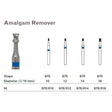 MILTEX Diamond Bur, Friction Grip, Diamond Bur, Diabolo, Amalgam Remover, 1.90mm (018), Medium Grit. MPN: 870/018