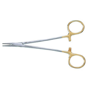 Miltex Crile-Wood Quick Release Needle Holder, 7¼" (18.5 cm), Serrated Jaws, Tungsten Carbide. MPN: 8-751TC