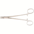 Miltex Metzenbaum Needle Holder, 7¼" (18.4 cm), Curved, Fenestrated Jaws. MPN: 8-76