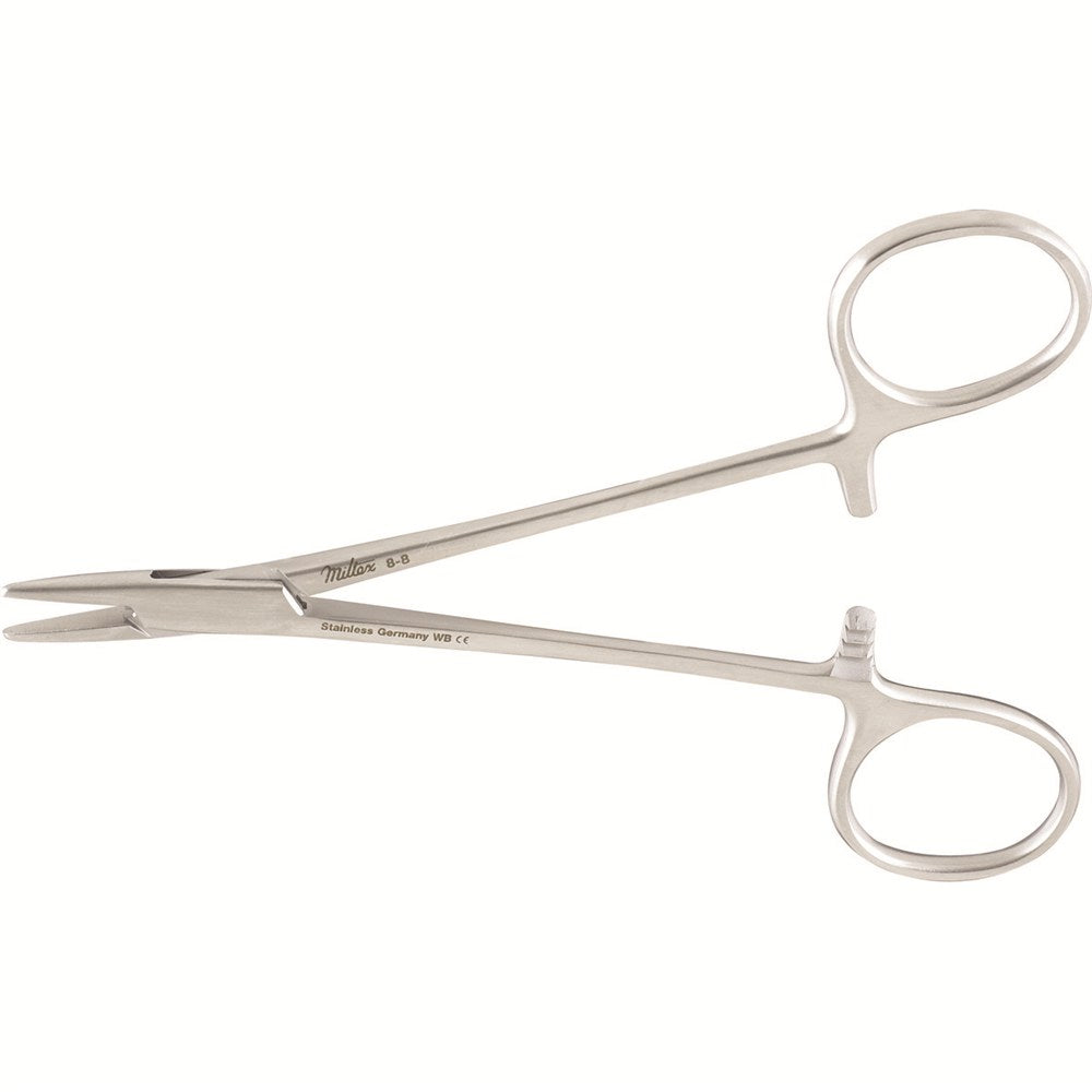 Miltex Halsey Needle Holder, 5¼" (13.3 cm), Smooth Jaws. MPN: 8-8