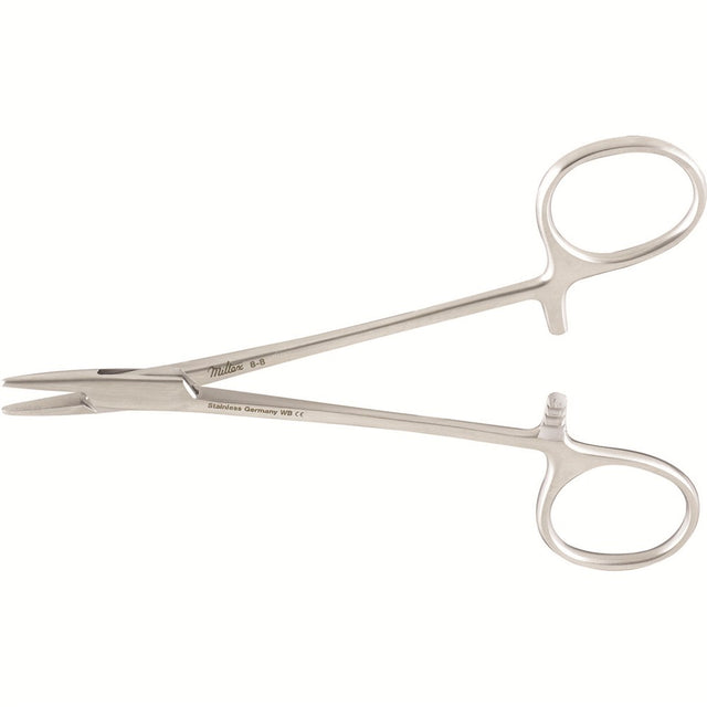 Miltex Halsey Needle Holder, 5¼" (13.3 cm), Smooth Jaws. MPN: 8-8