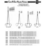 Miltex New Orleans Needle Holder, 7" (18 cm), Serrated Jaws, Tungsten Carbide. MPN: 8-81TC - Image 2