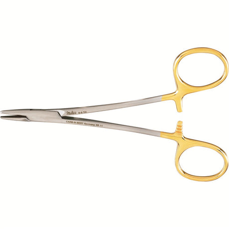 Miltex Halsey Needle Holder, 5¼" (13.3 cm), Smooth Jaws, Tungsten Carbide. MPN: 8-8TC