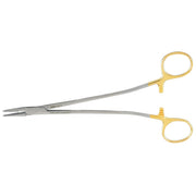 Miltex Sarot Needle Holder, 7¼" (18.7 cm), Serrated Jaws, Tungsten Carbide. MPN: 8-96TC