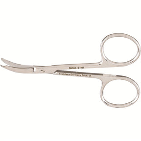 MILTEX SHORTBENT Stitch Scissors, 3-1/2" (8.9 cm), curved, delicate. MPN: 9-101