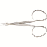 MILTEX Stitch Scissors, Curved, Sharp Pointed Tips, Ribbon Style Handles, 3 2/3". MPN: 9-116