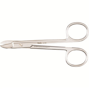 MILTEX Wire Cutting Scissors, 4-3/4" (119mm), curved, one serrated blade. MPN: 9-122