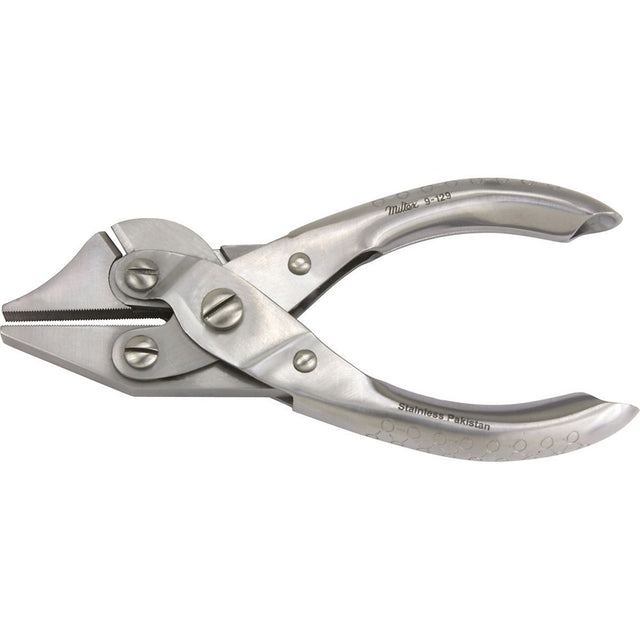 MILTEX Pliers & Wire Cutter, 4-7/8" (124mm), Double Action, Stainless Steel. MPN: 9-129