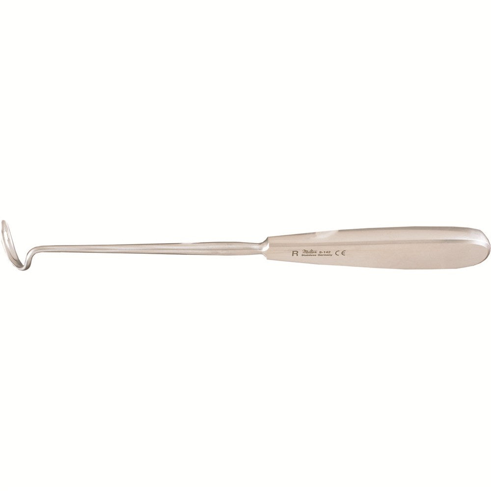 Miltex Deschamps Ligature Carrier, 8" (20.3 cm), Blunt, Right. MPN: 9-142