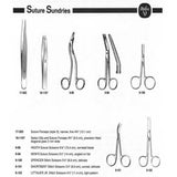MILTEX NEW'S Suture Scissors, 5-1/2", angled on flat. MPN: 9-98 - Image 3