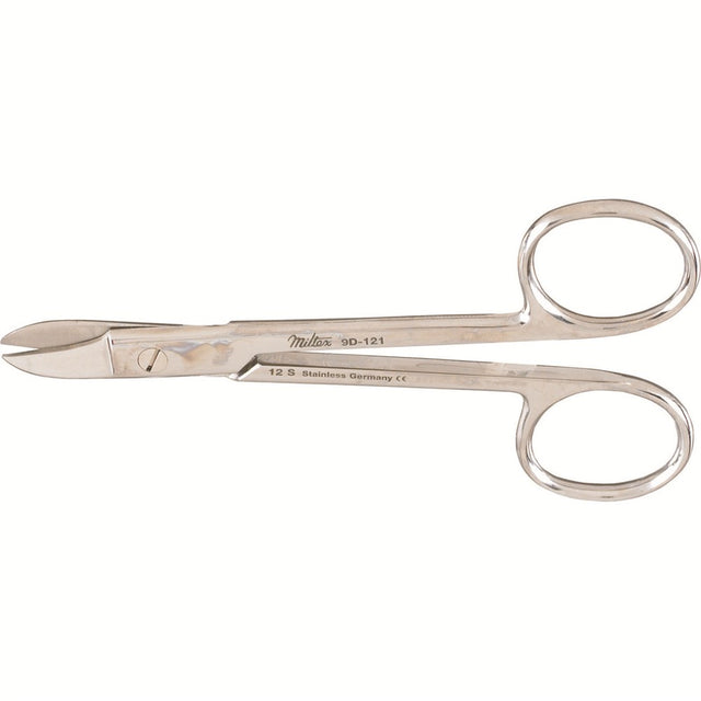 MILTEX Wire Cutting Scissors, 4-3/4" (120mm), Straight, Smooth Blades. MPN: 9D-121