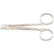 MILTEX Wire Cutting Scissors, 4-3/4" (120mm), Curved, Smooth Blades. MPN: 9D-123