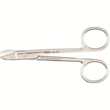 MILTEX Wire Cutting Scissors, 4-3/4" (120mm), Curved, Smooth Blades. MPN: 9D-123